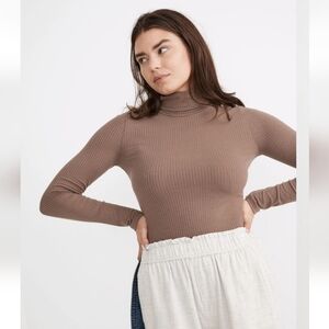 Madewell Ribbed Turtleneck Top